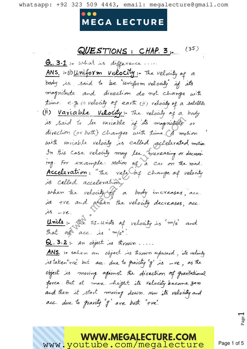 Page 1 of Chapter 3