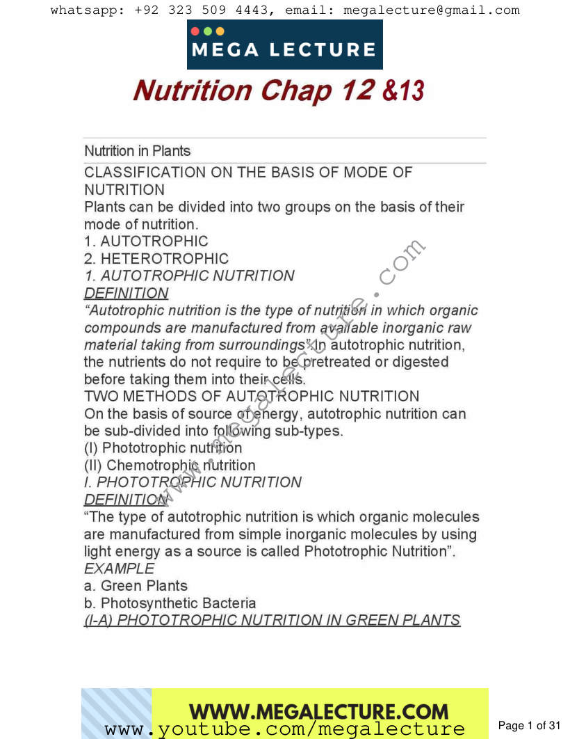 Page 1 of Chapter 13: Gaseous Exchange