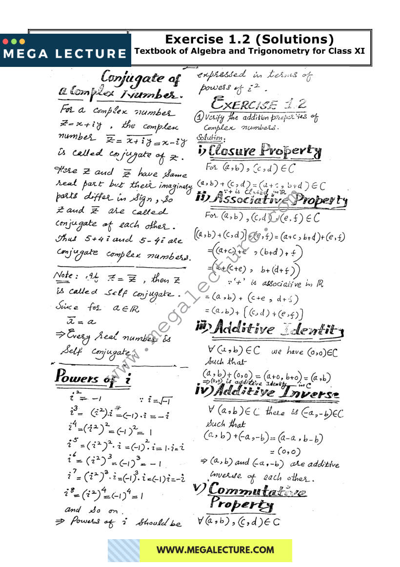 Page 1 of Exercise 1.2
