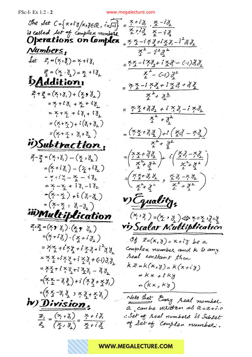 Page 2 of Exercise 1.2