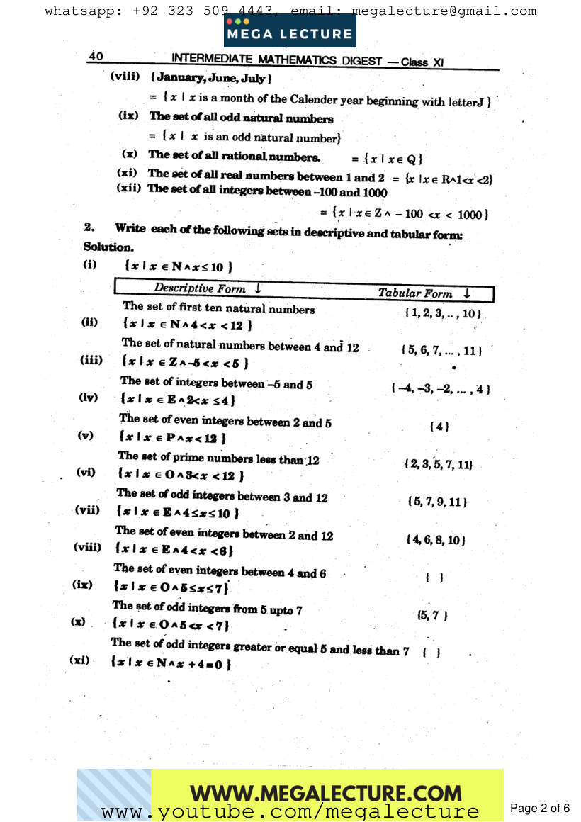 Page 2 of Exercise 2.1