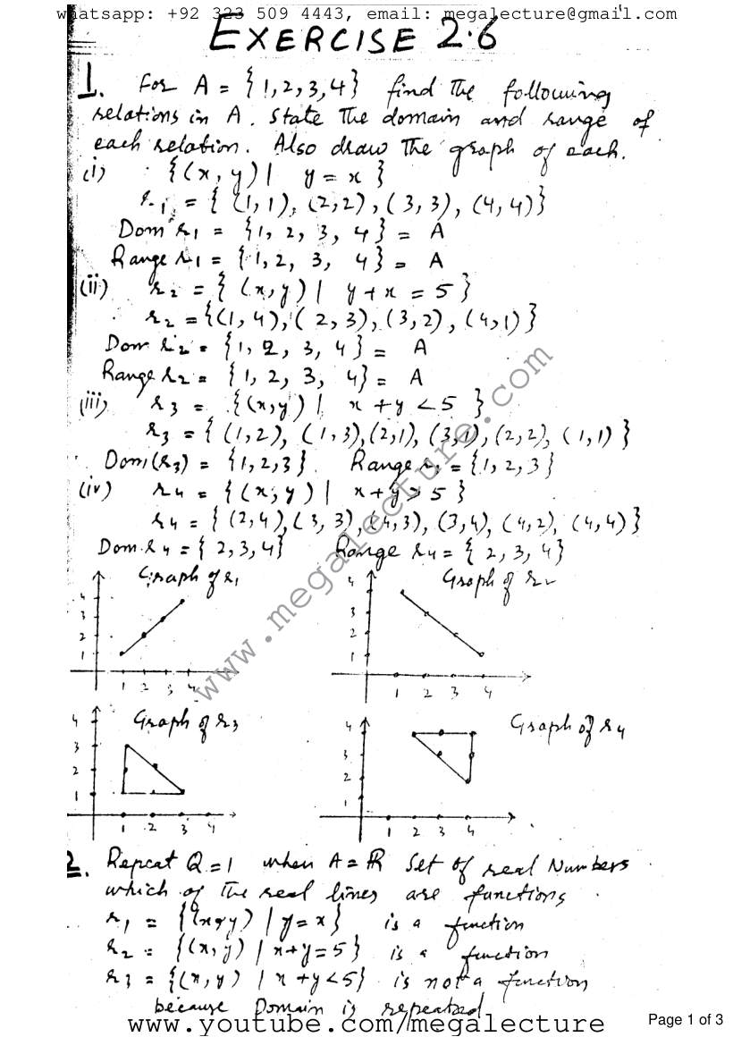 Page 1 of Exercise 2.6