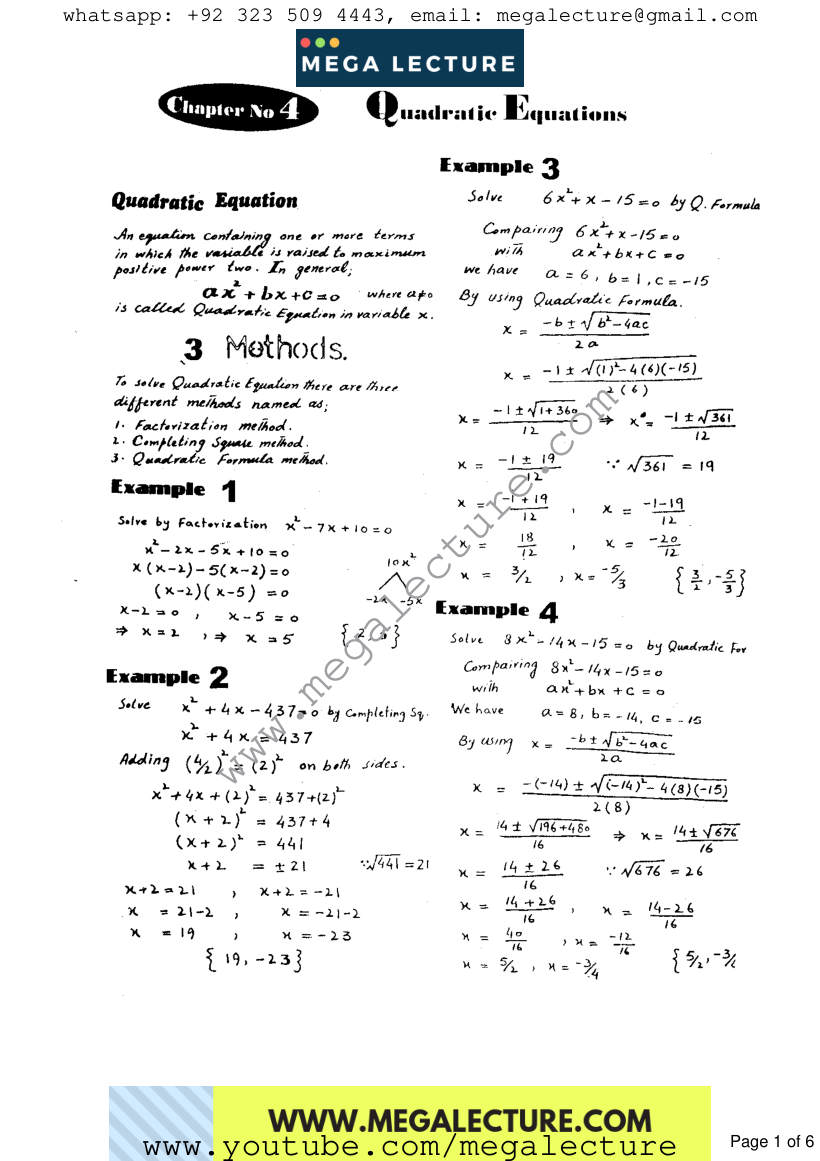 Page 1 of Exercise 4.1