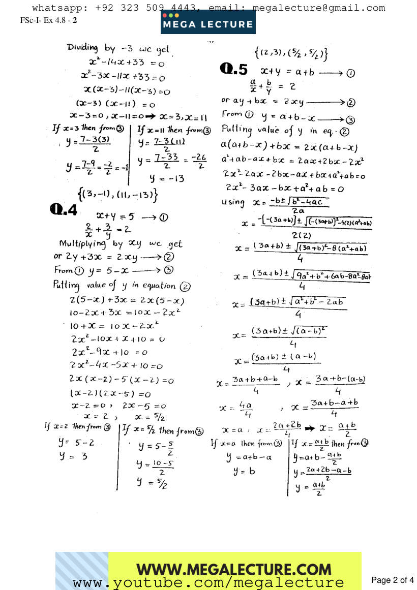 Page 2 of Exercise 4.8