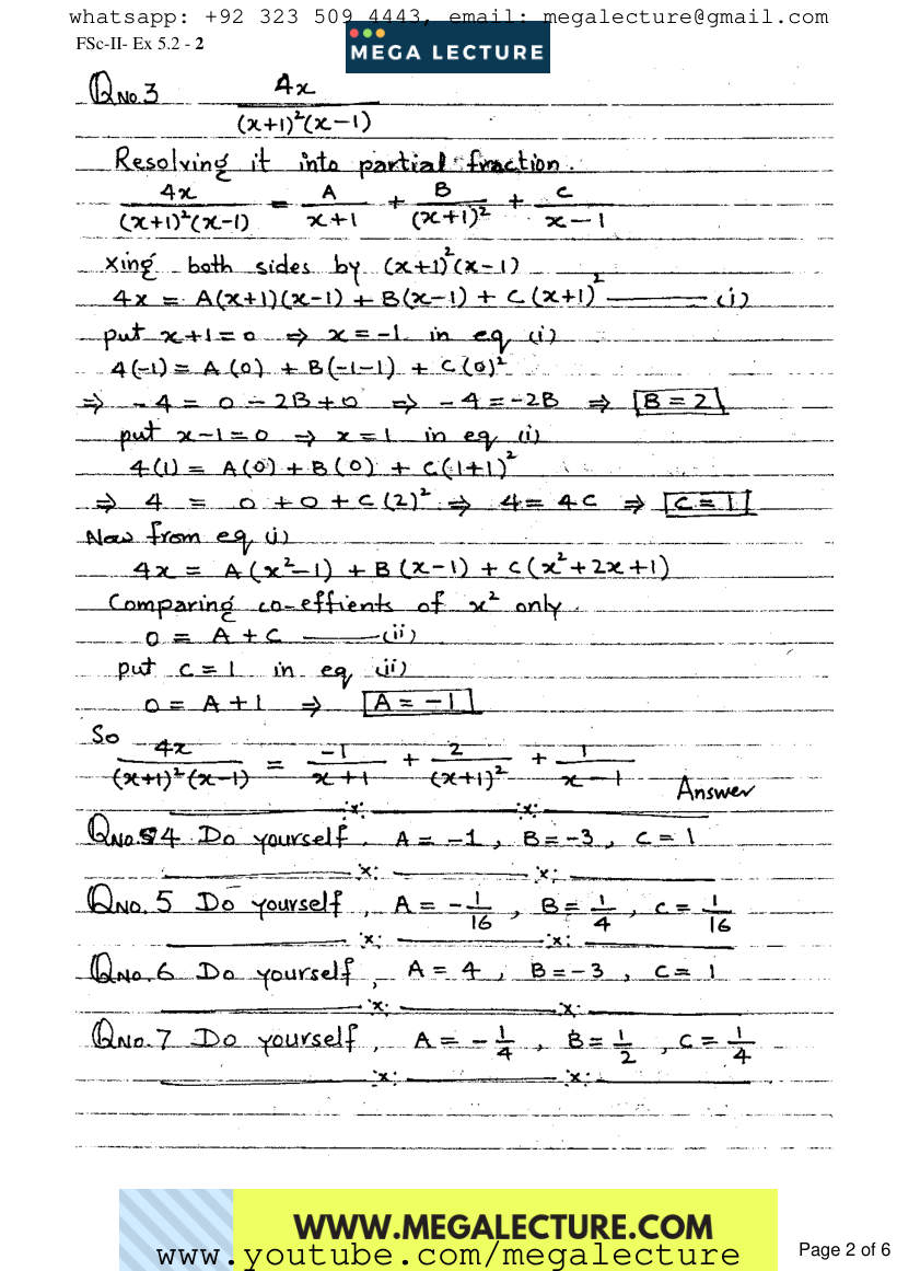 Page 2 of Exercise 5.2