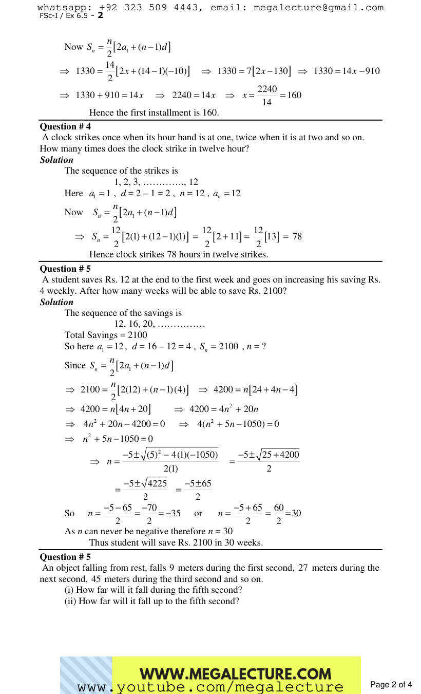 Page 2 of Exercise 6.5