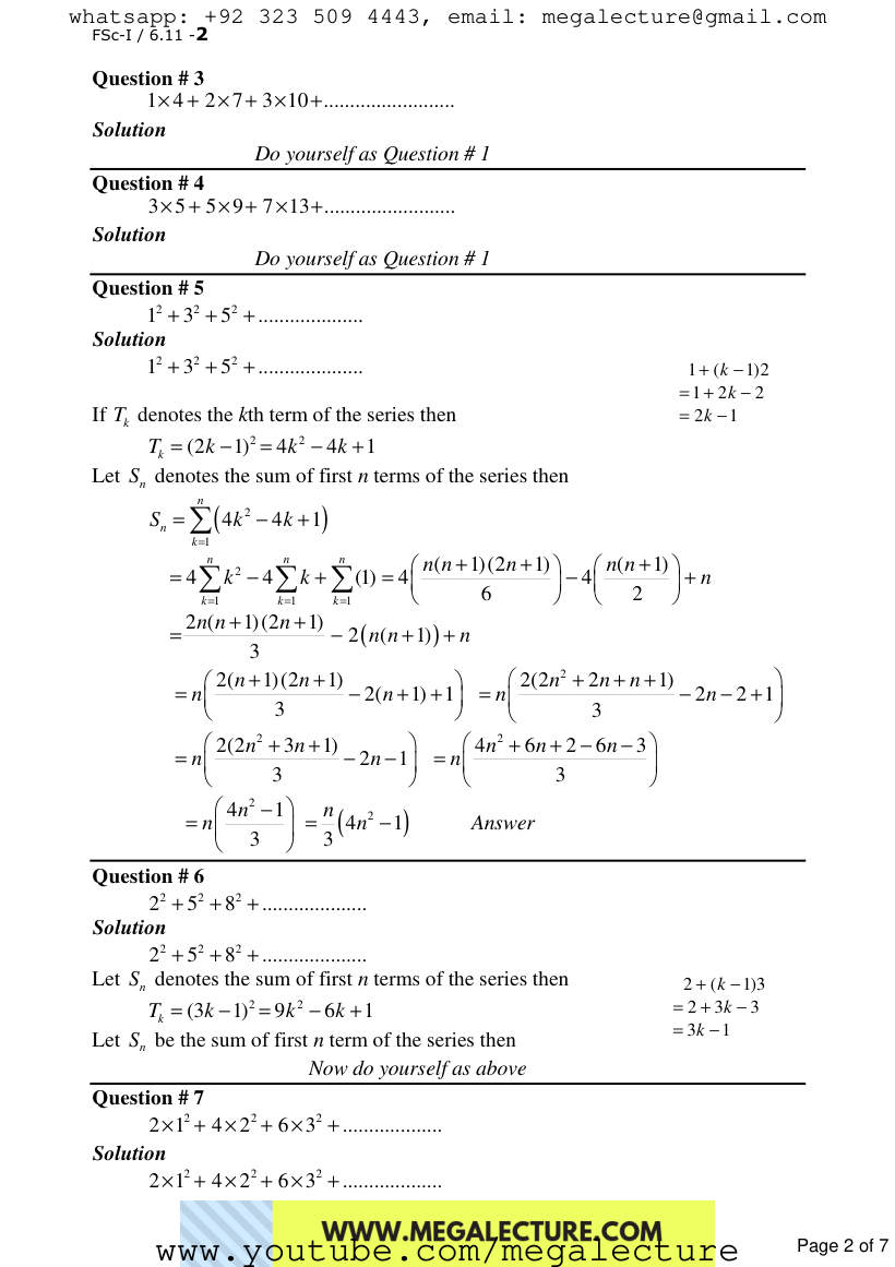 Page 2 of Exercise 6.11