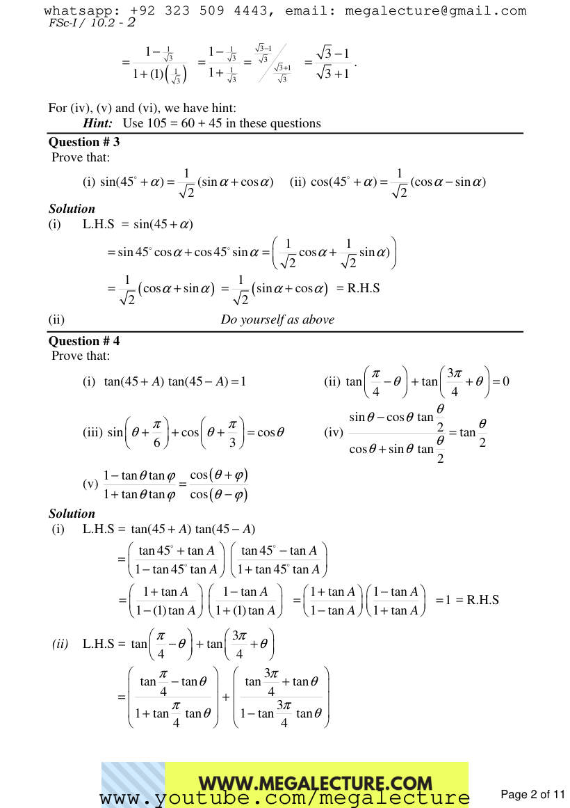 Page 2 of Exercise 10.2