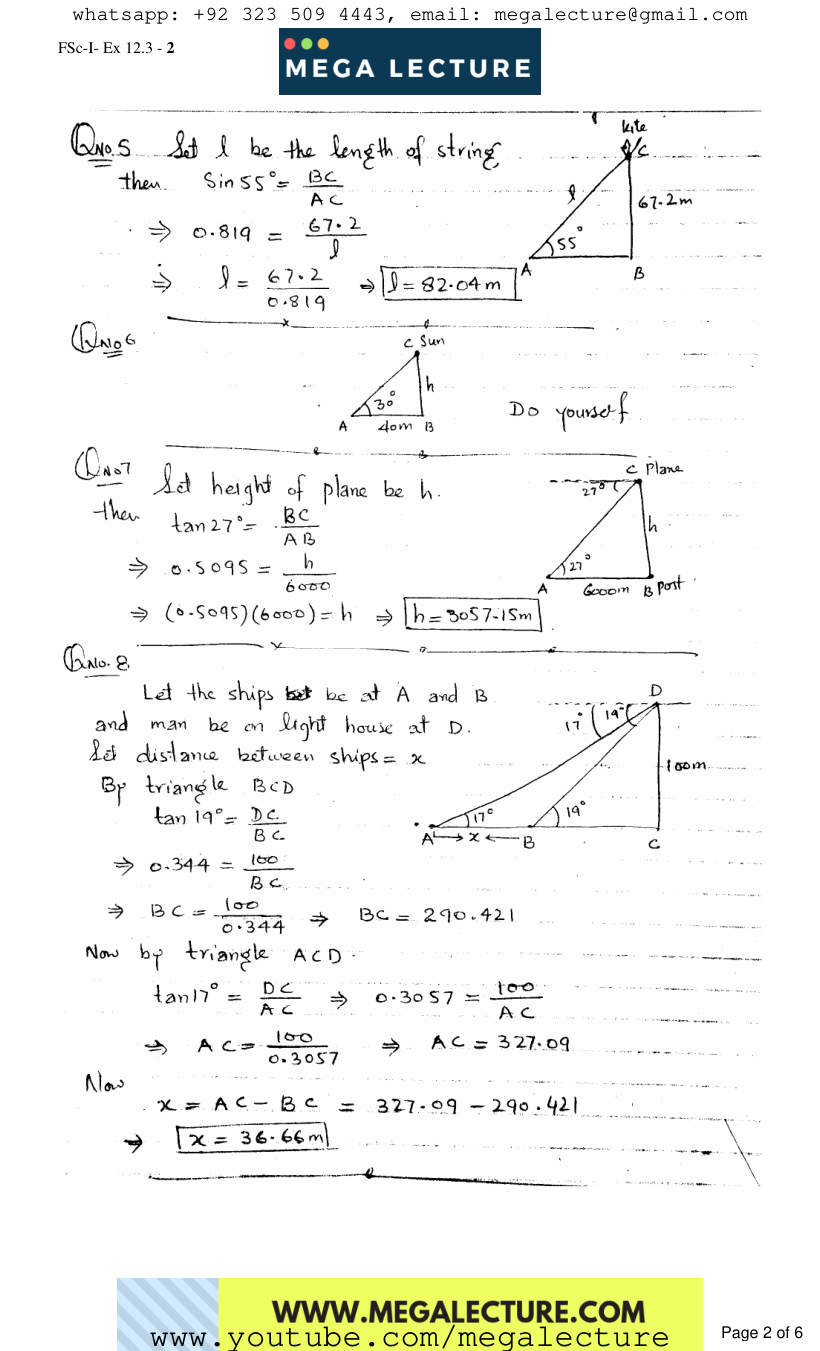 Page 2 of Exercise 12.3