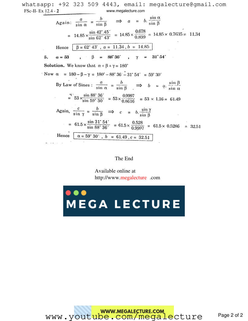 Page 2 of Exercise 12.4