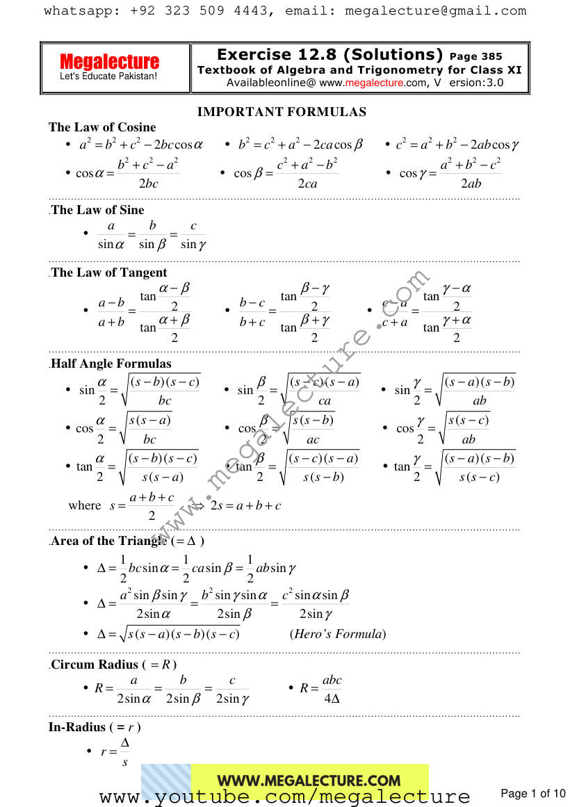 Page 1 of Exercise 12.8