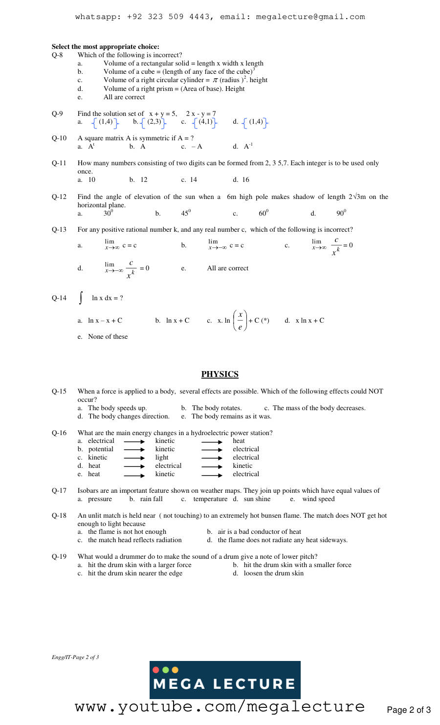 Page 2 of 92051574 Sample Paper BE And Com
