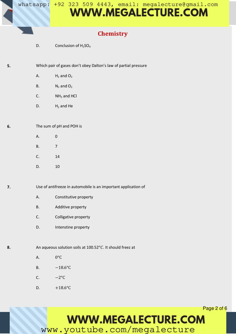 Page 2 of Chemistry