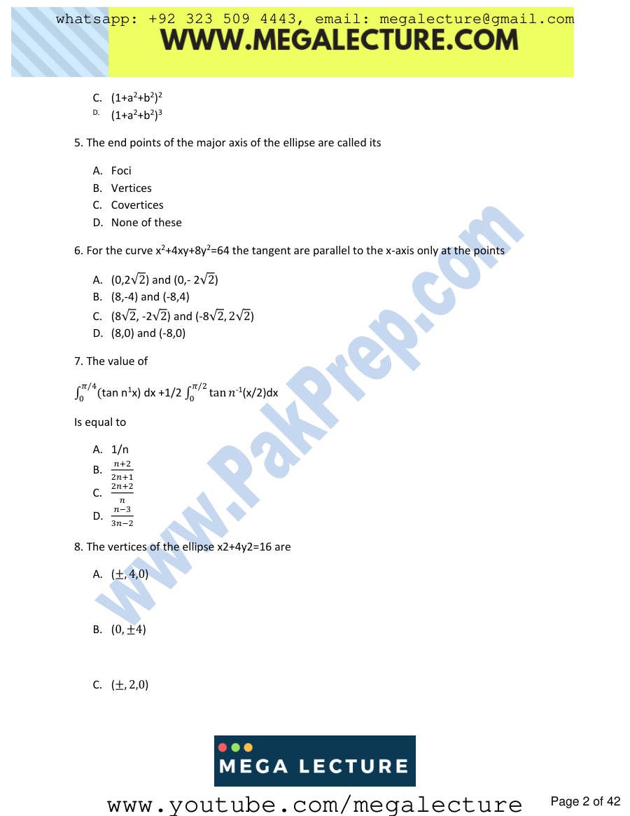 Page 2 of NUST Computer Science 4