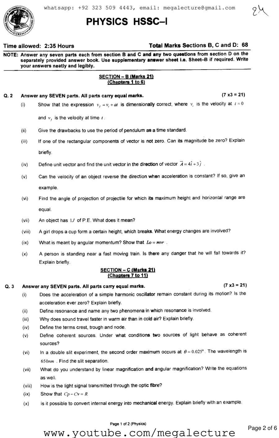 Page 2 of Physics