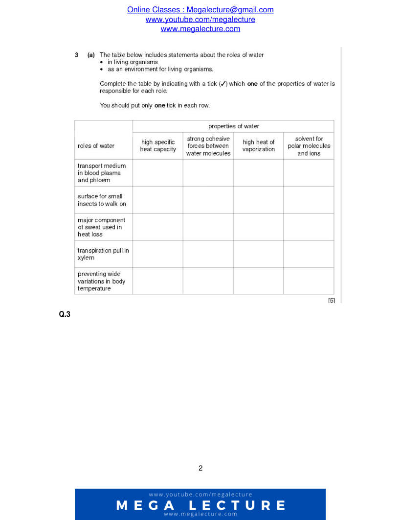 Page 2 of Questions