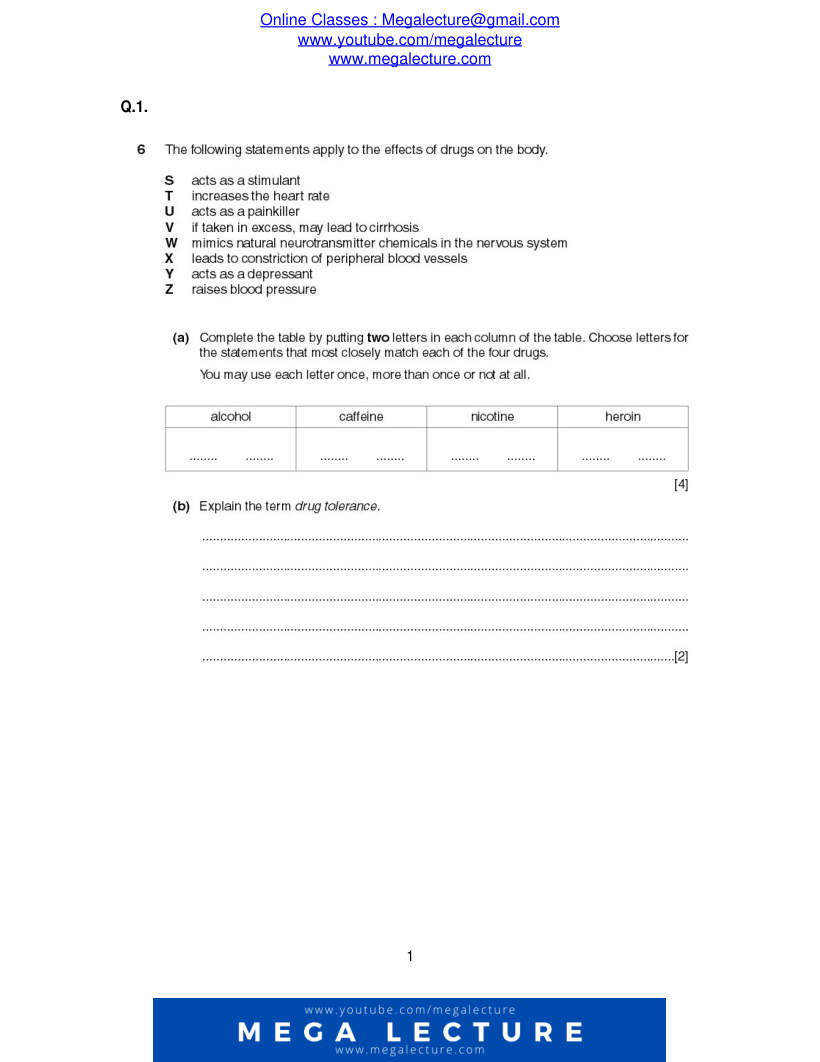 Page 1 of Worksheet