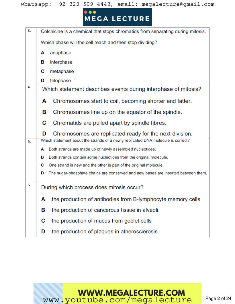 Page 2 of Questions