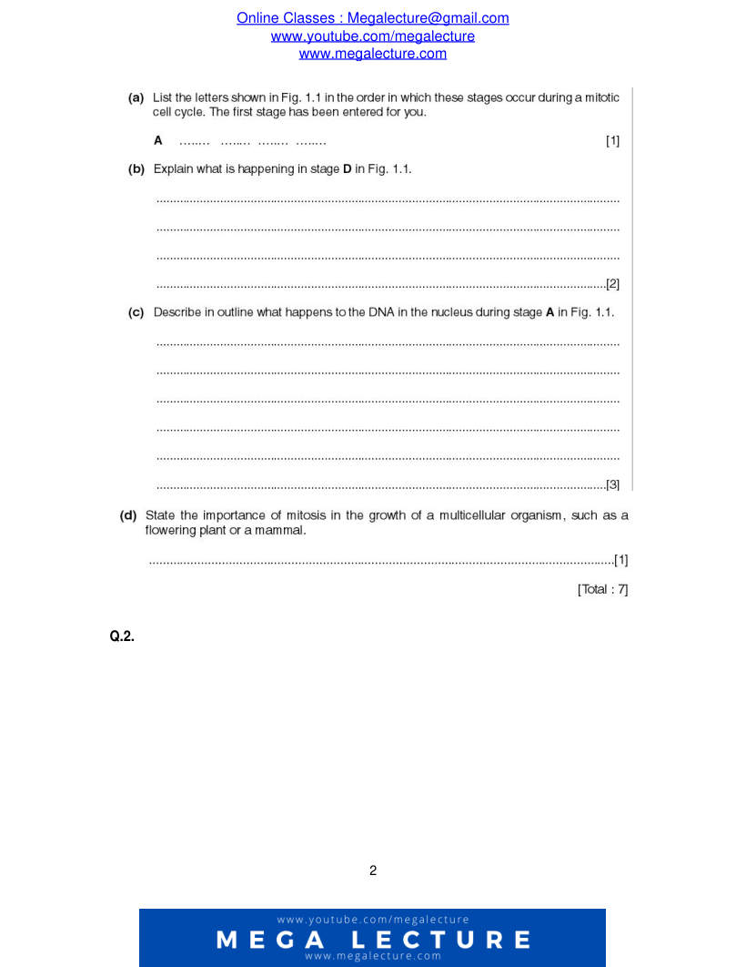 Page 2 of Questions