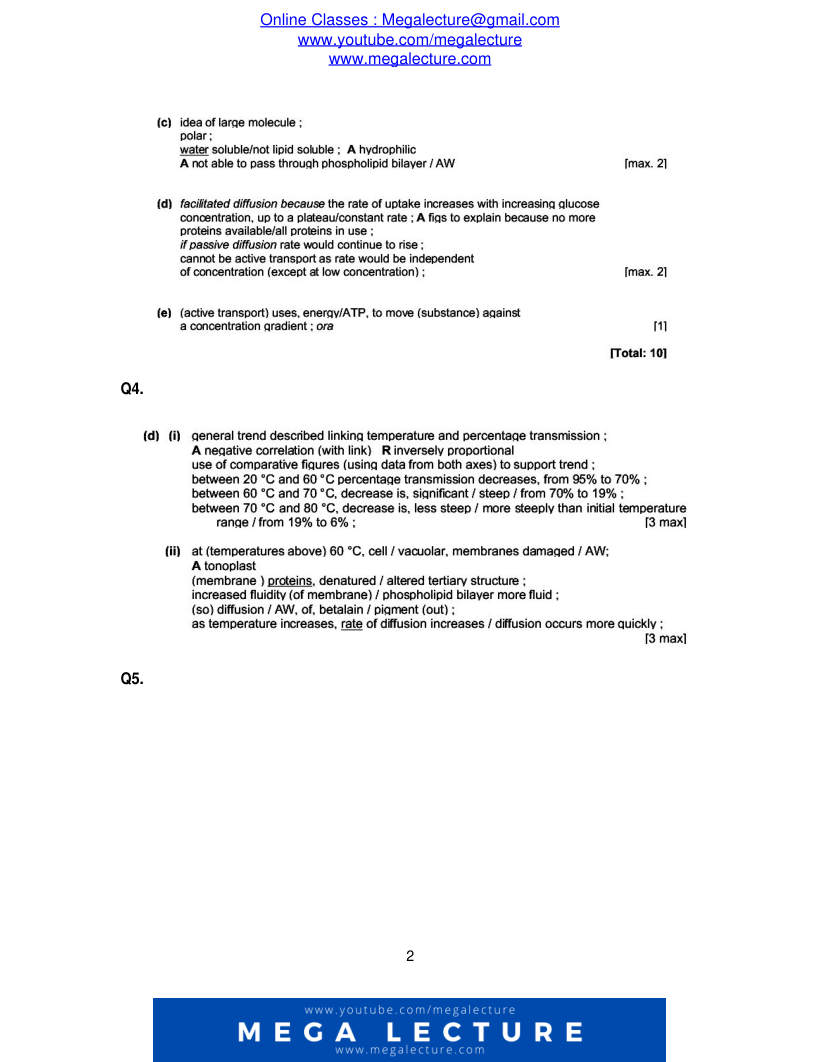 Page 2 of Marking scheme