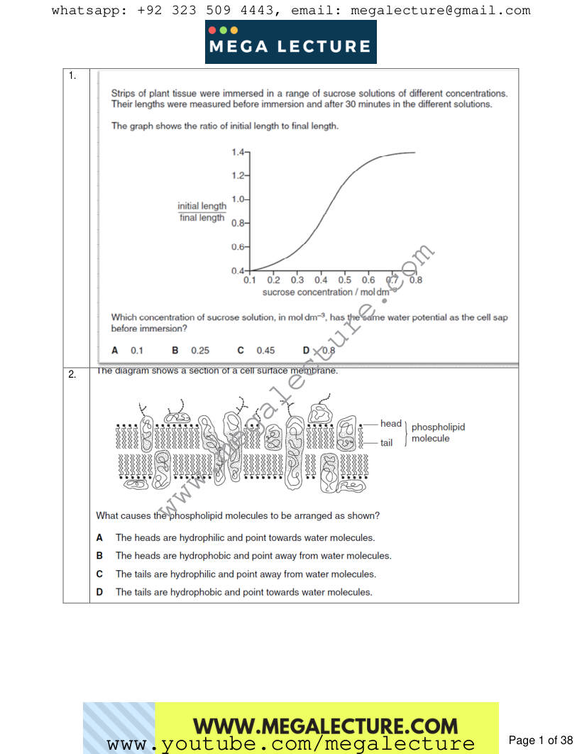 Page 1 of Questions