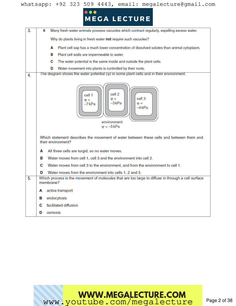 Page 2 of Questions