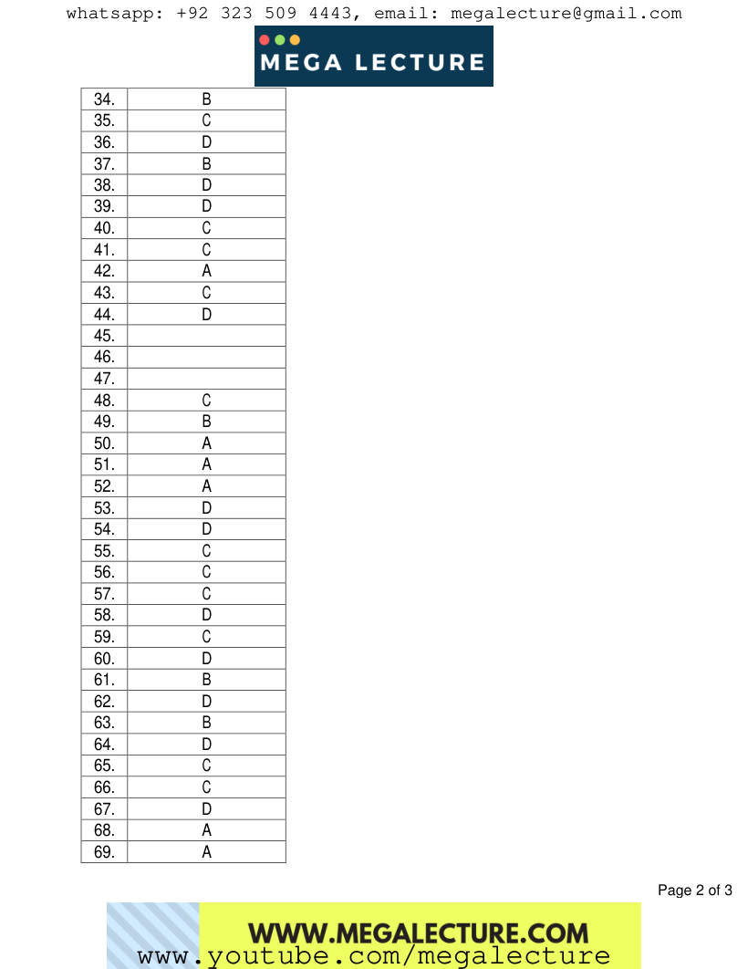 Page 2 of Marking scheme