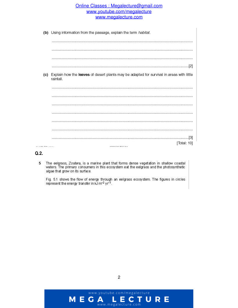 Page 2 of Questions