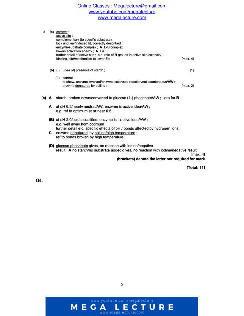 Page 2 of Marking scheme