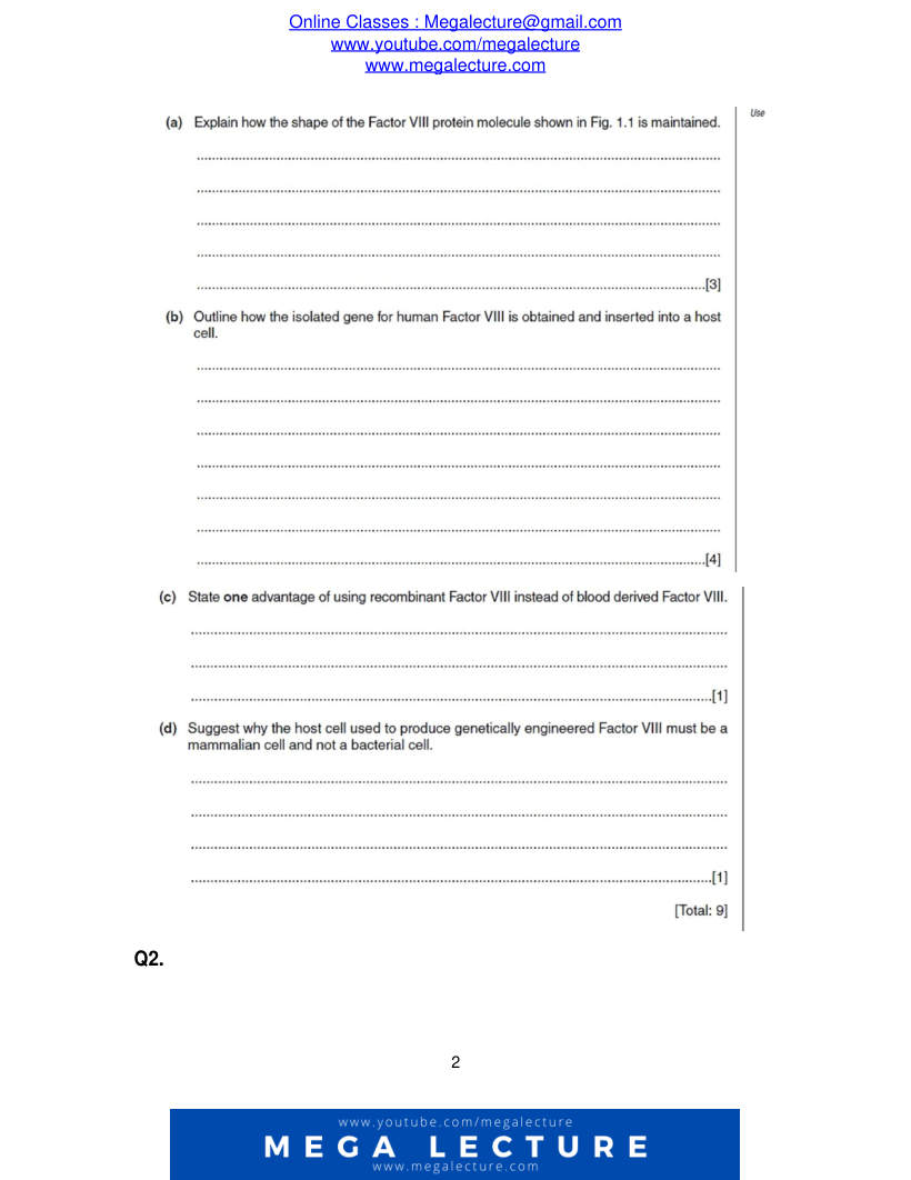Page 2 of Questions