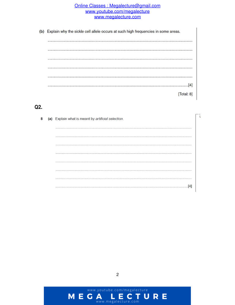 Page 2 of Questions