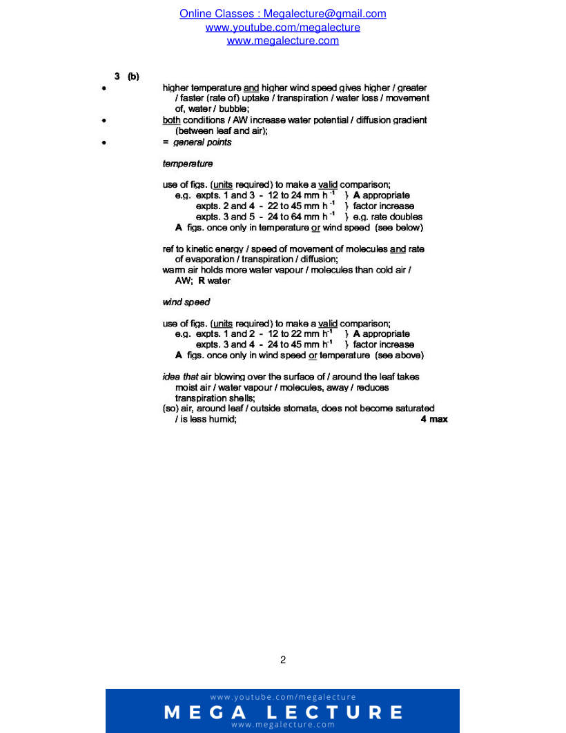 Page 2 of Marking scheme