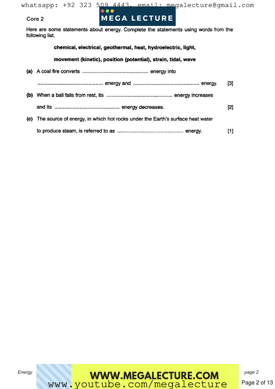 Page 2 of Energy