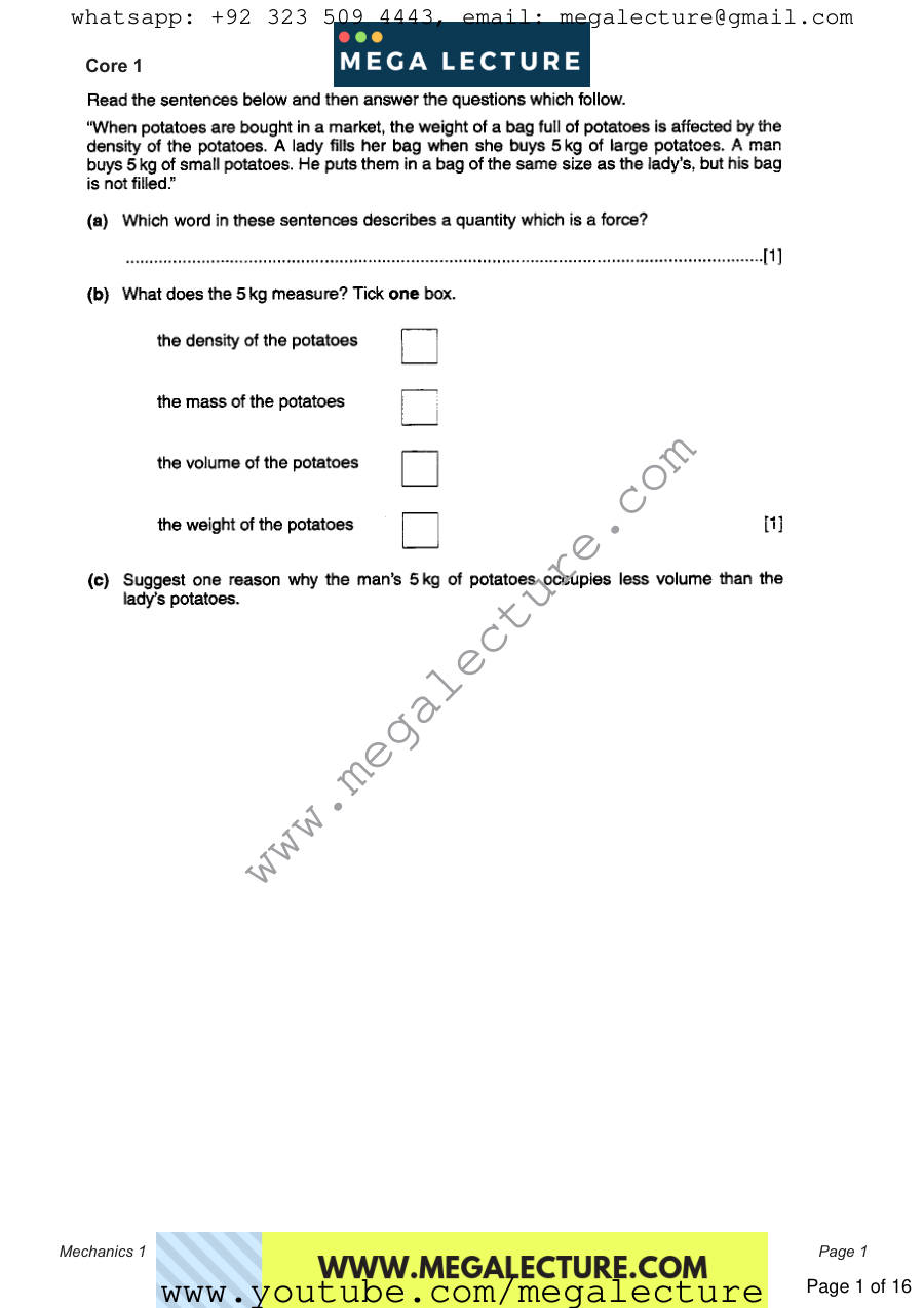 Page 1 of Mechanics1