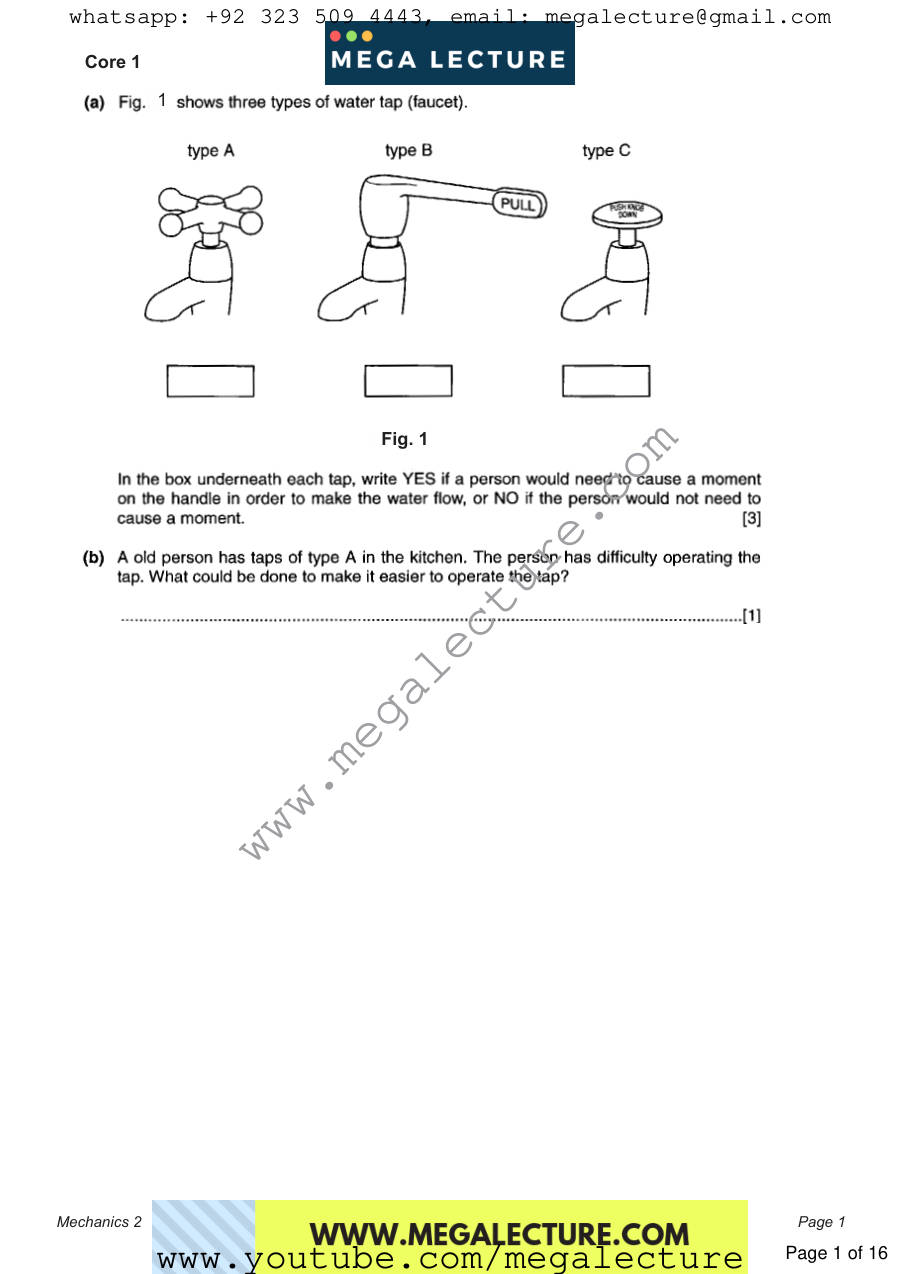 Page 1 of Mechanics2