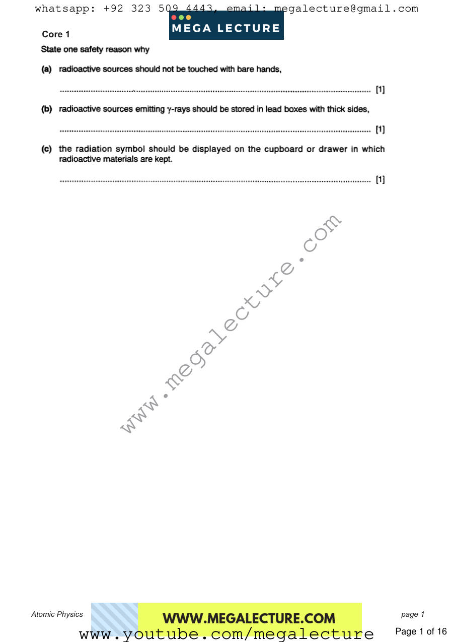 Page 1 of Radioactivity