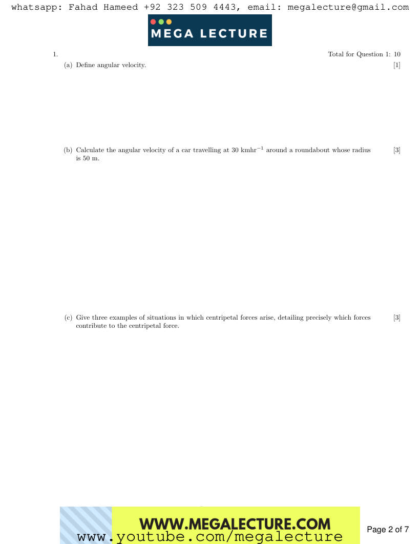 Page 2 of Questions