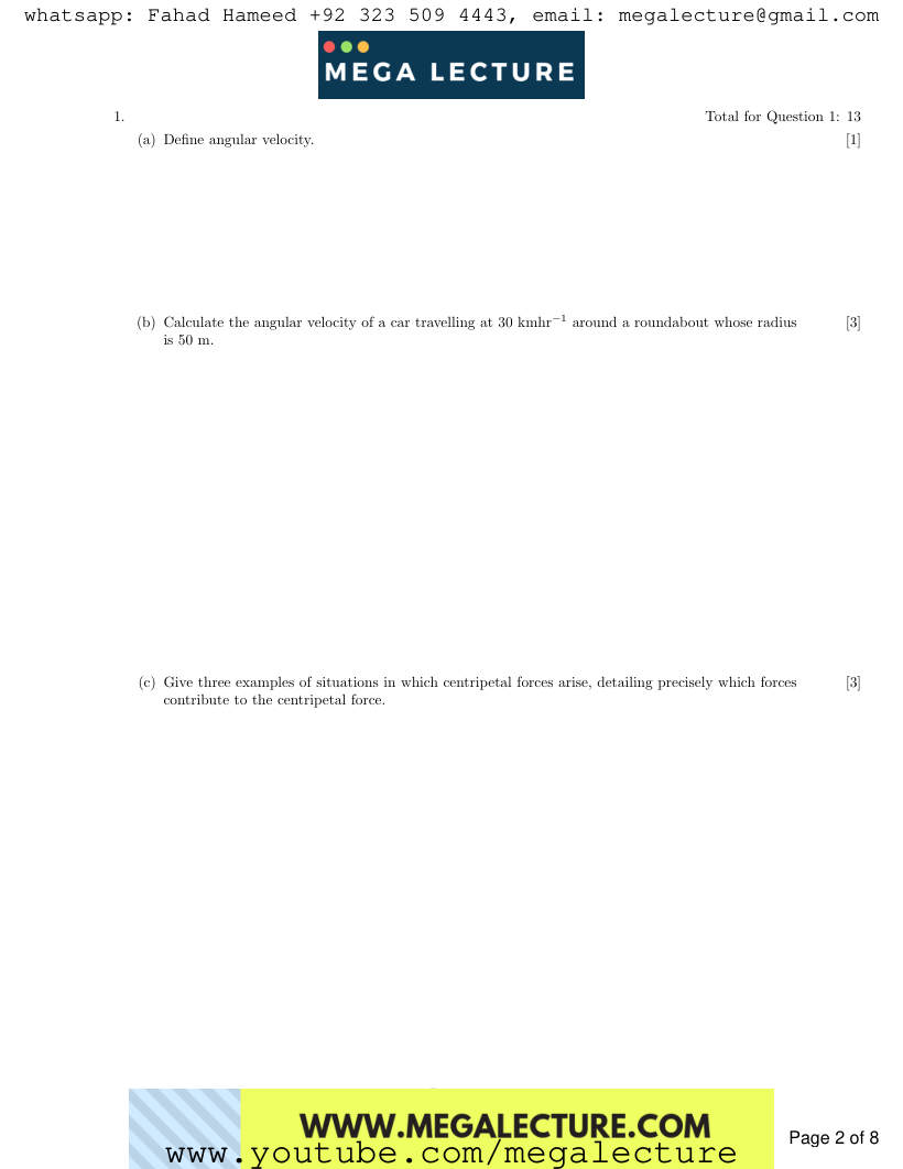 Page 2 of Questions