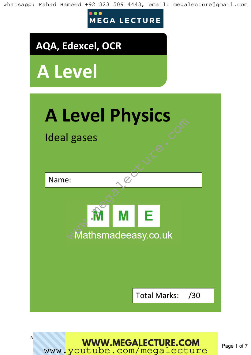 Page 1 of Questions