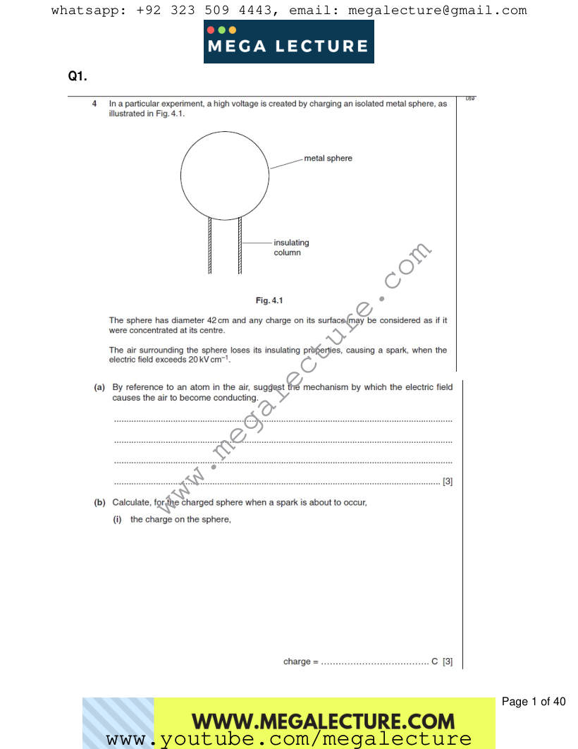 Page 1 of Worksheet