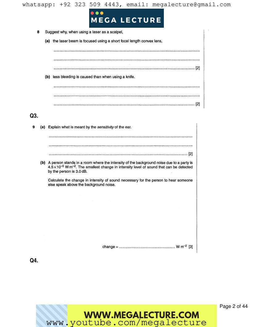 Page 2 of Worksheet