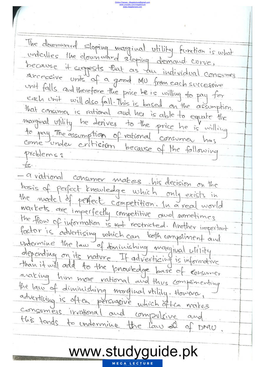 Page 2 of A Level Economics Part 1 (PDF)