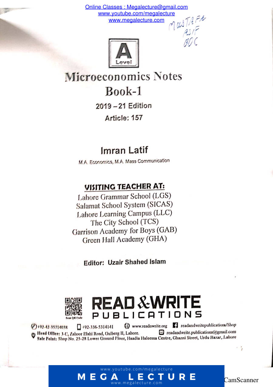 Page 2 of AS microeconomics Notes (PDF)