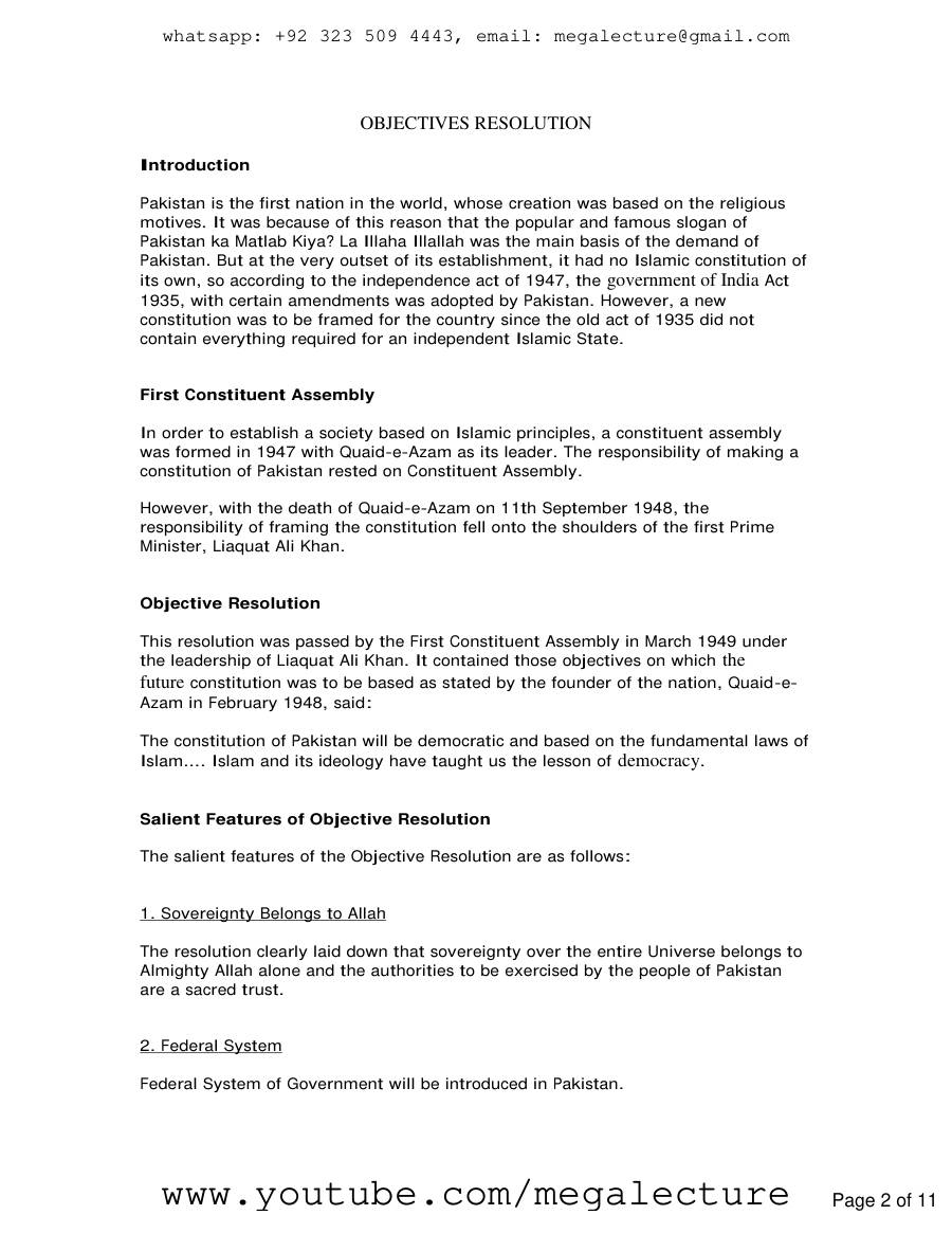Page 2 of Constitutional Development And Political Struggle In Pakistan