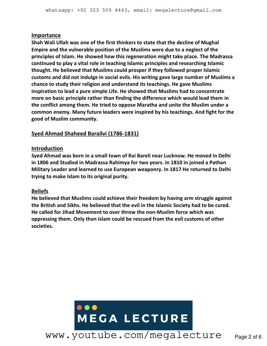 Page 2 of Key Question 1 Religious Thinkers 1