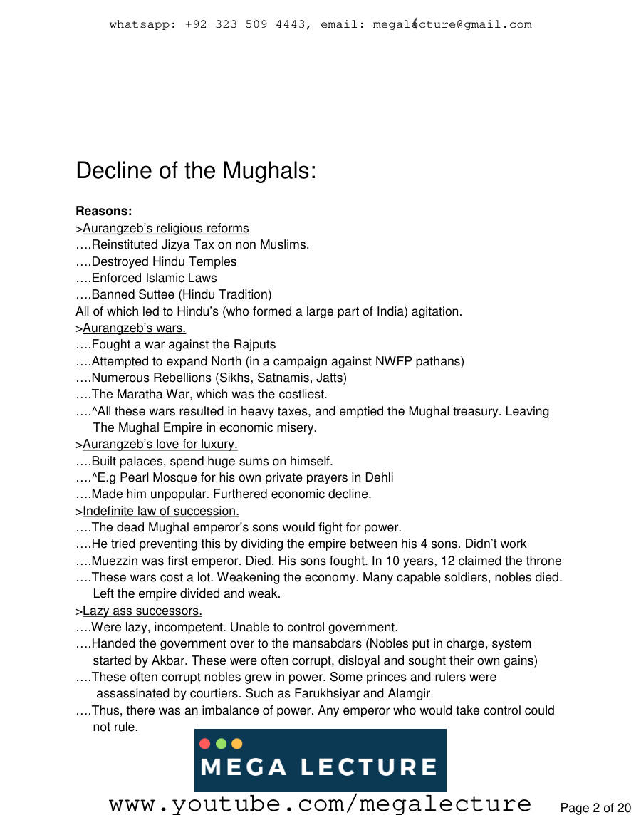 Page 2 of Section 1 Notes By Sir Fahad Hameed