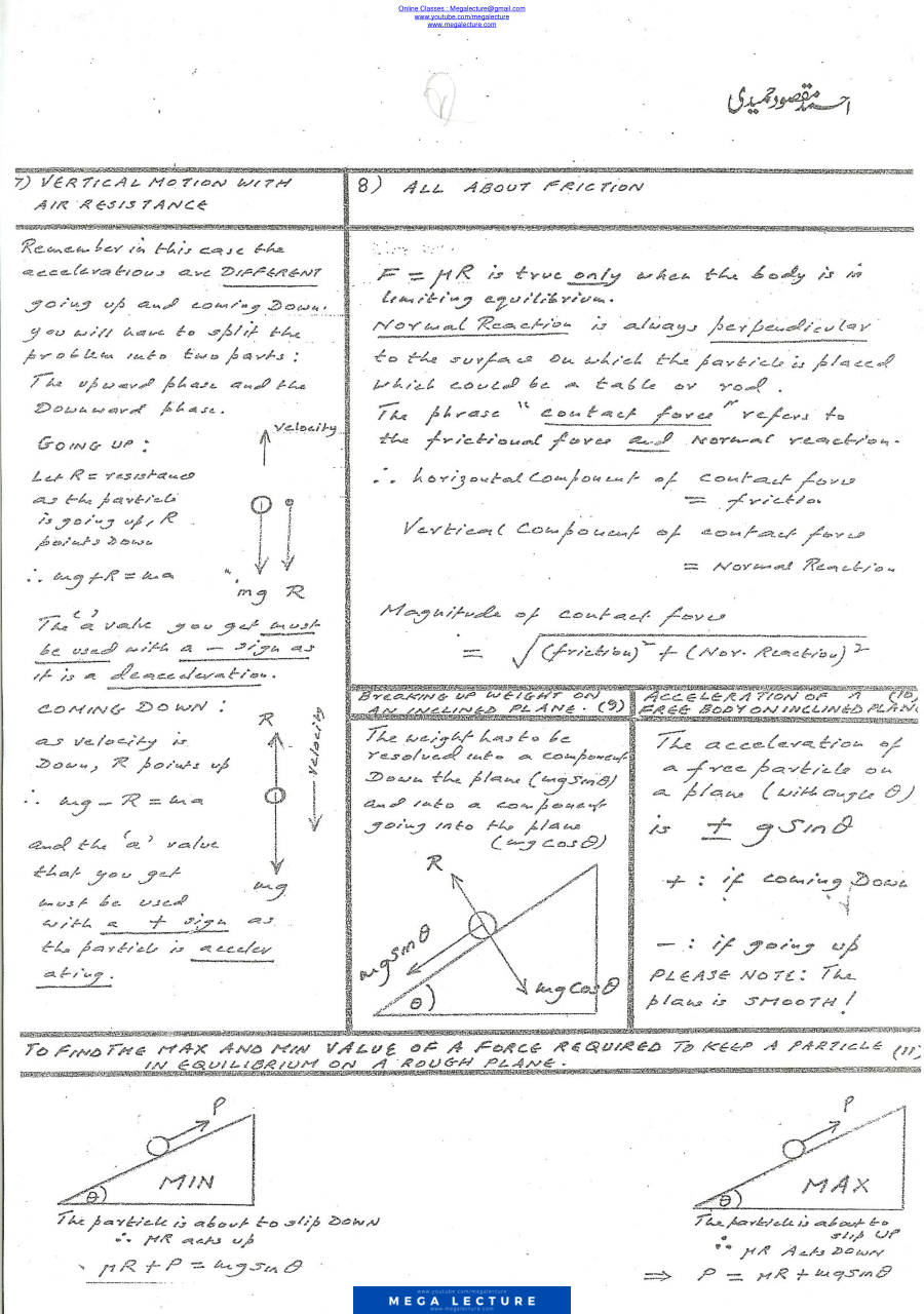 Page 2 of A Level Maths M1