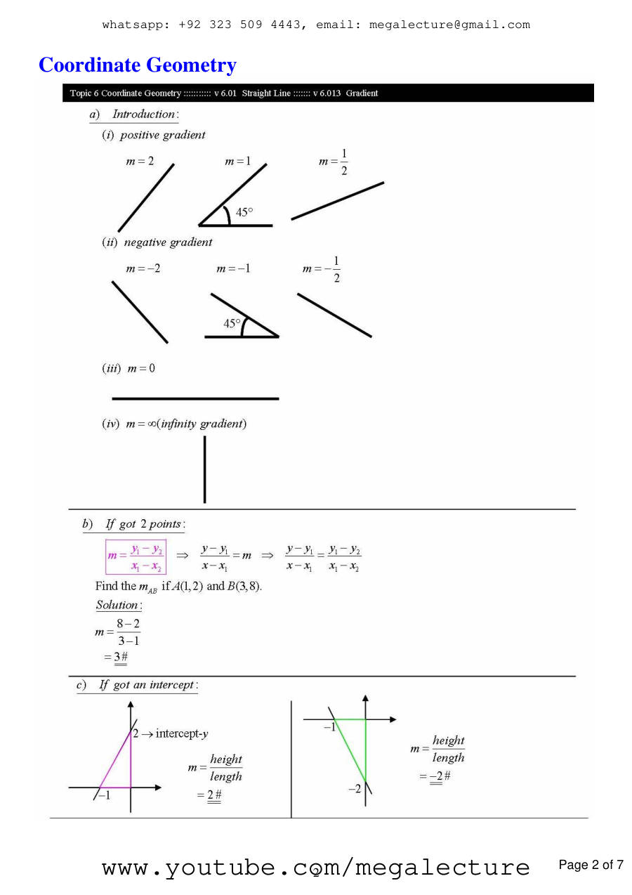 Page 2 of Coordinate Geometry