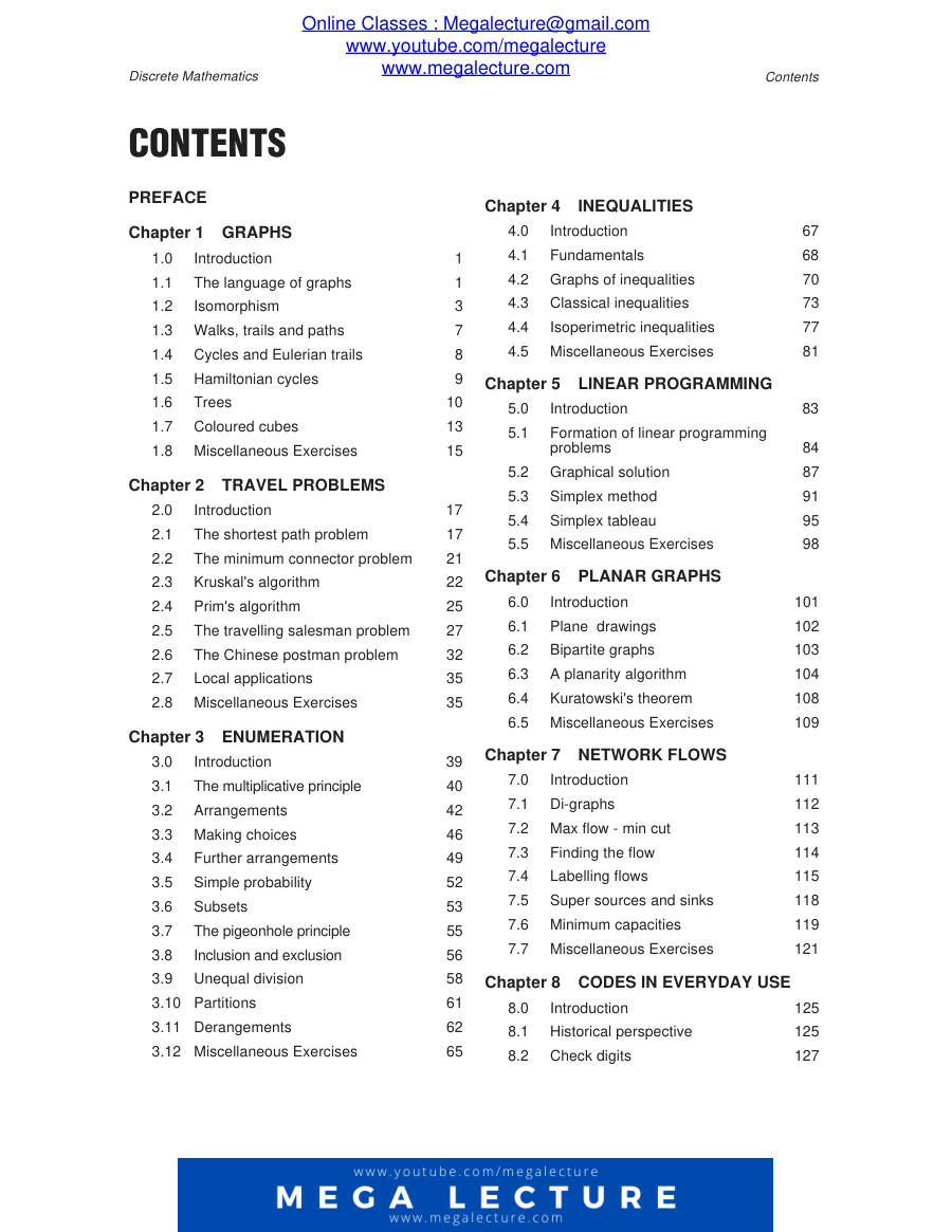 Page 1 of Discrete Contents