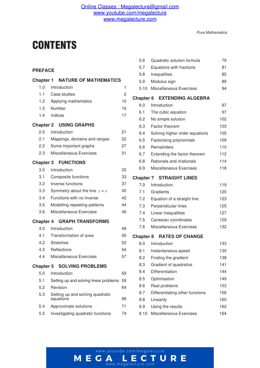 Page 1 of Pure Contents